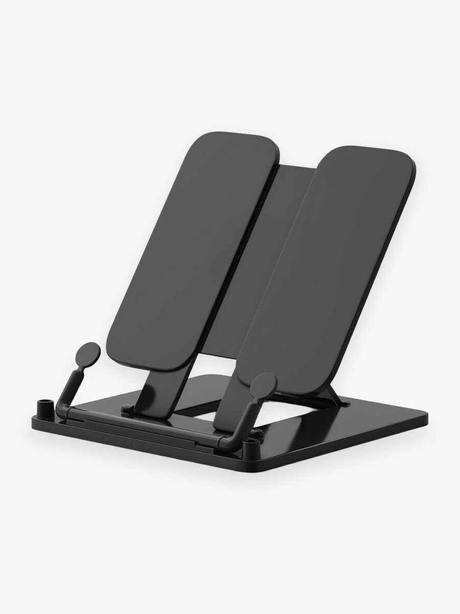 Подставка для книг и учебников школьная AXLER, пластиковый держатель черный