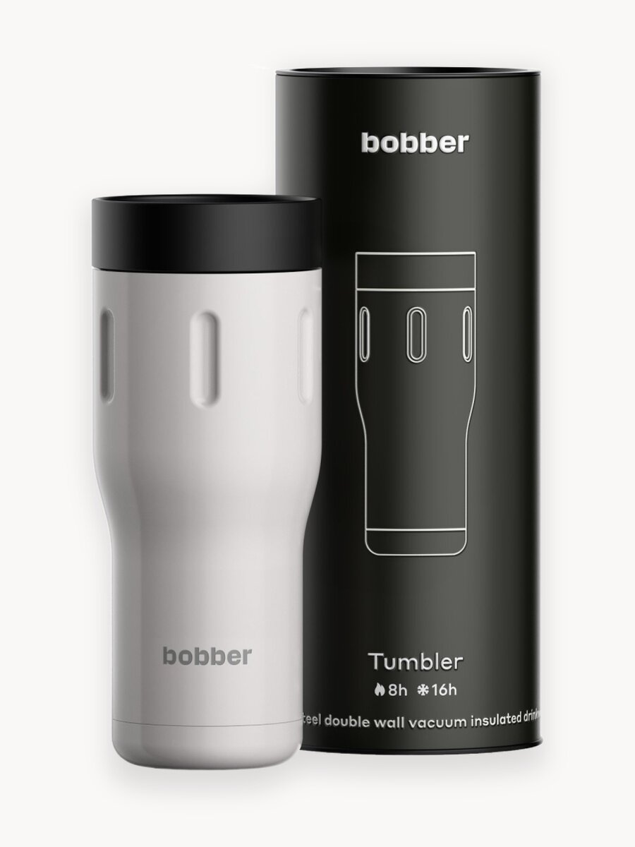 Термокружка мужская 500 мл для кофе, чая/Bobber Tumbler сталь/вакуумная автомобильная