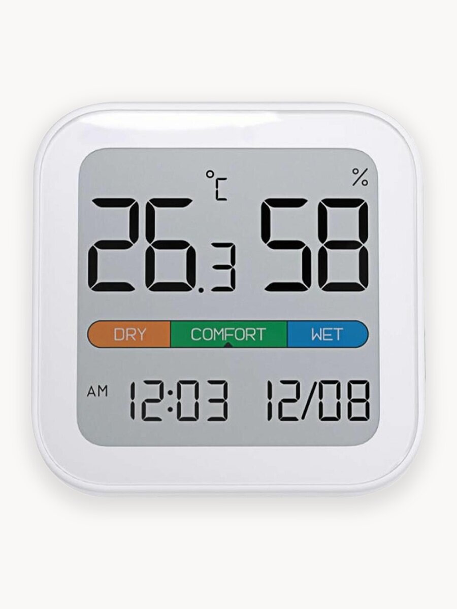 Метеостанция Xiaomi MIIIW S210 MW22S06 Comfort Temperature and Humidity Clock, белый