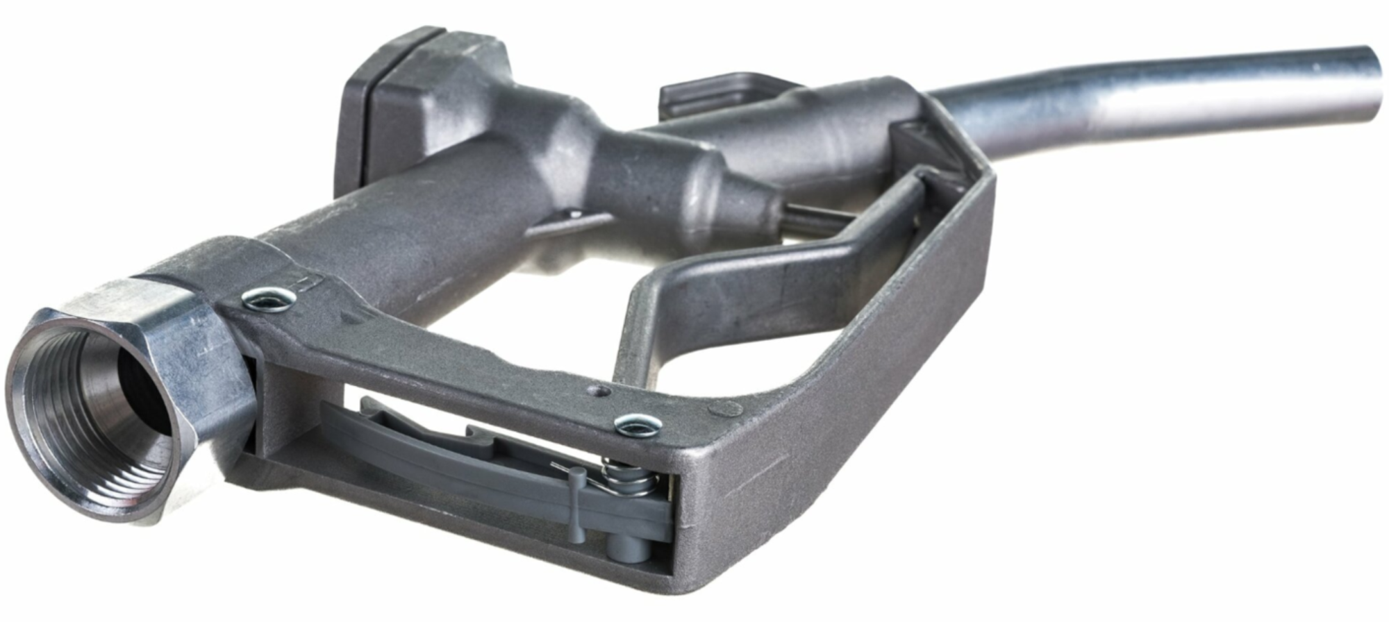 Пистолет раздаточный/Заправочный пистолет с ручным механическим отсекателем 90л/мин Диаметр трубы слива D25мм/Присоединительная резьба Rp 1"