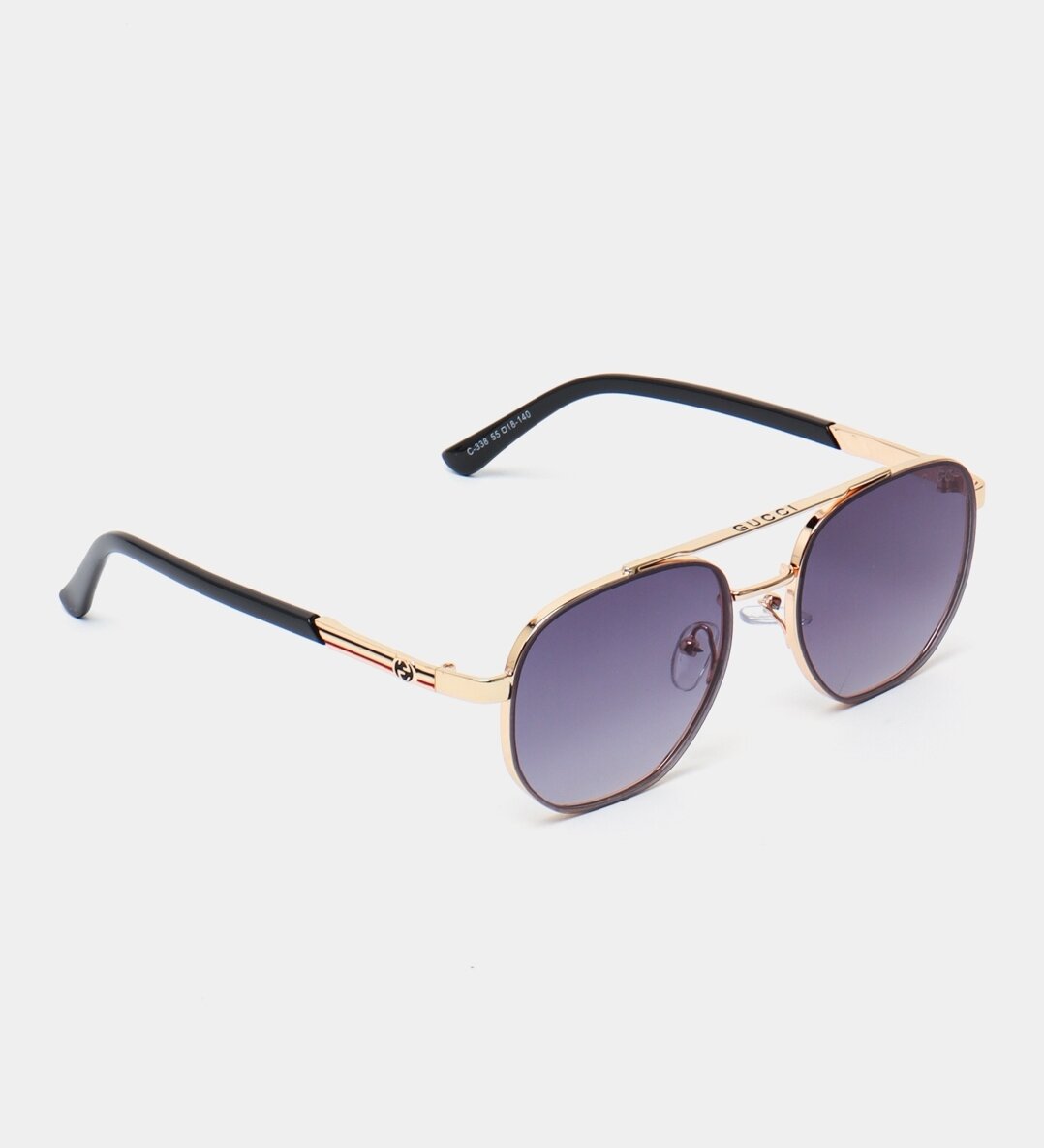 Солнцезащитные очки GUCCI, золотистый/фиолетовый
