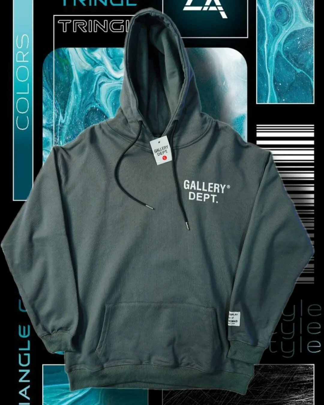 Водолазка Gallery Dept., размер L - XL, , пепел
