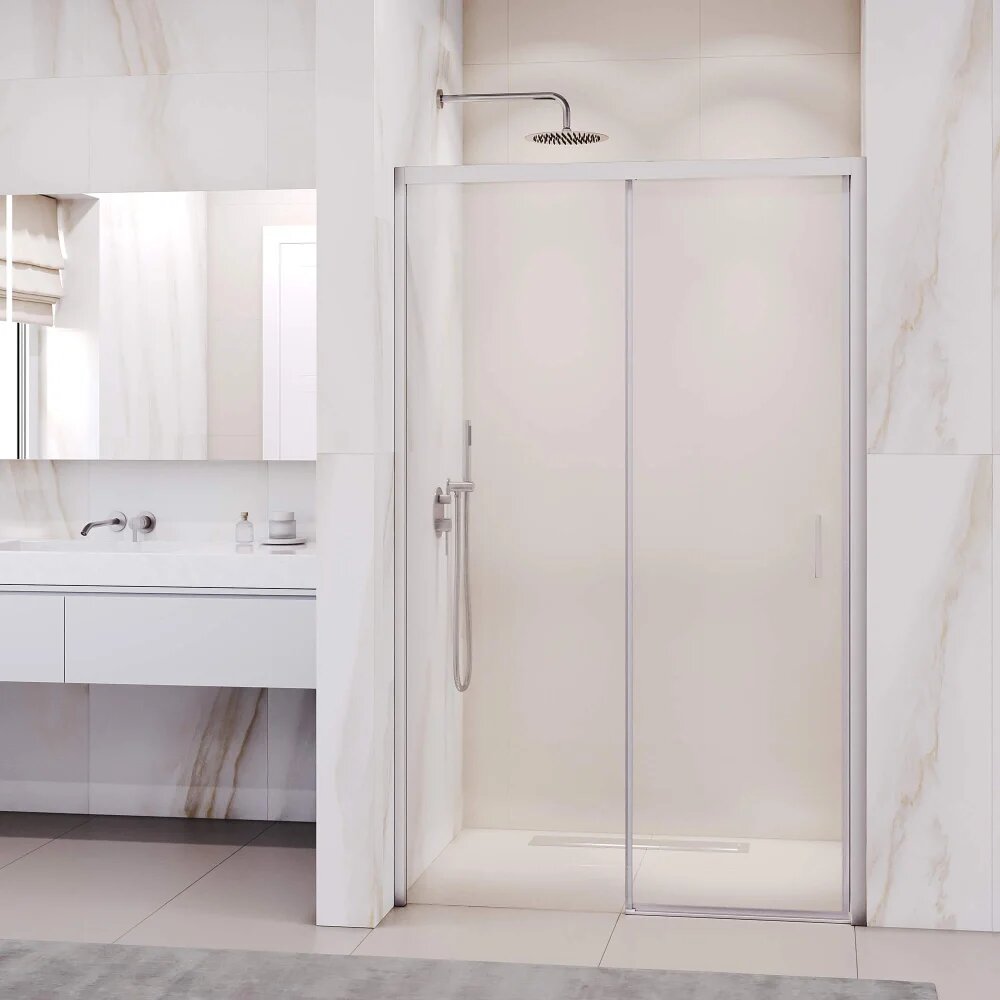 Душевая дверь в нишу RGW Passage PA-017 стеклянная раздвижная 120 см одностворчатая немецкая