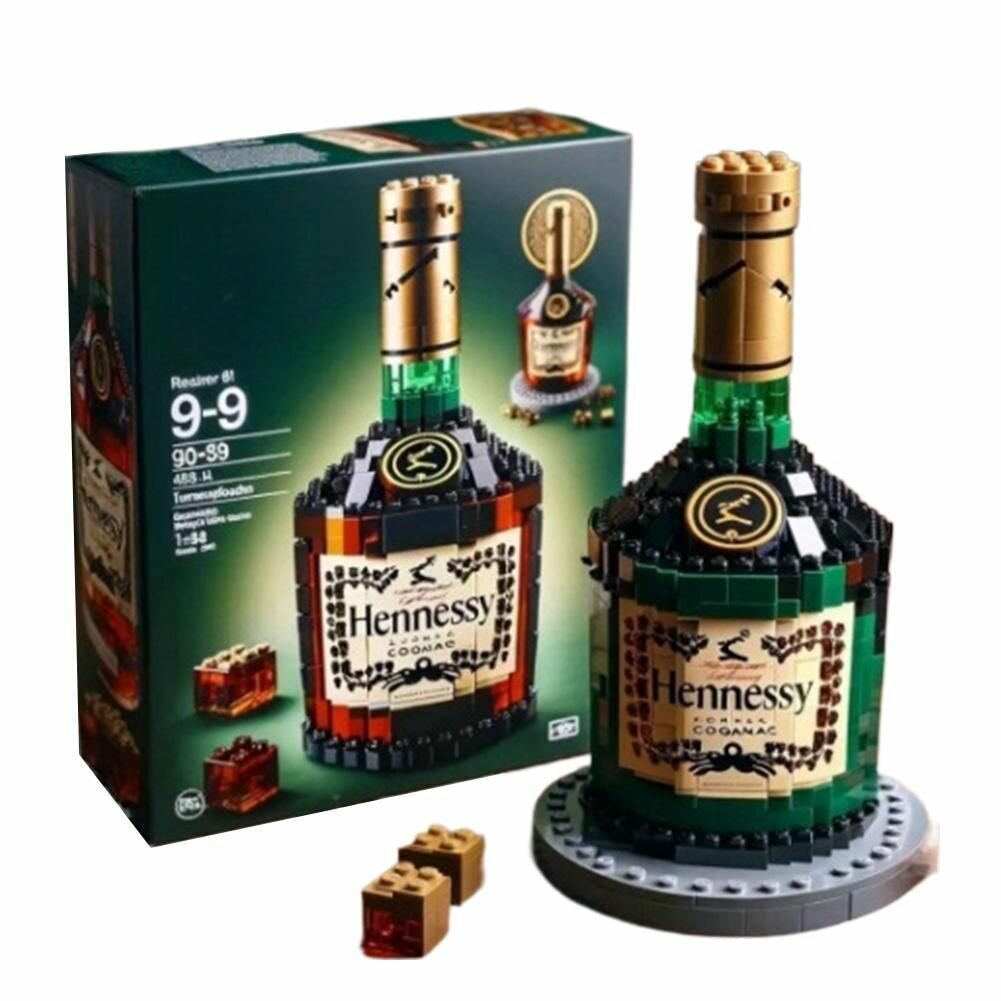 Строительные блоки в форме винных бутылок своими руками Подходит для детей