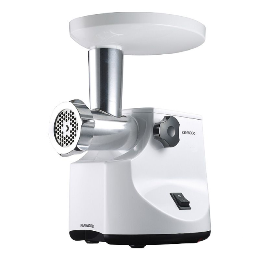Мясорубка Kenwood MG 450 1400 Вт 1.5 кг/мин защита двигателя от перегрузки 6 насадок белый