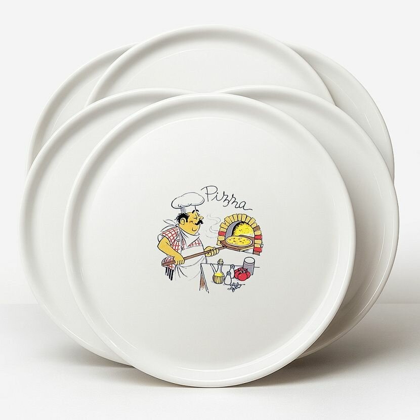 Pizza of Tradition I Набор тарелок для пиццы 6 шт.