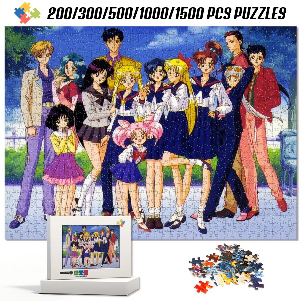 Пазлы Sailor Moon TOEI ANIMATION 25x35 см 1500 Pieces 2mm Унисекс