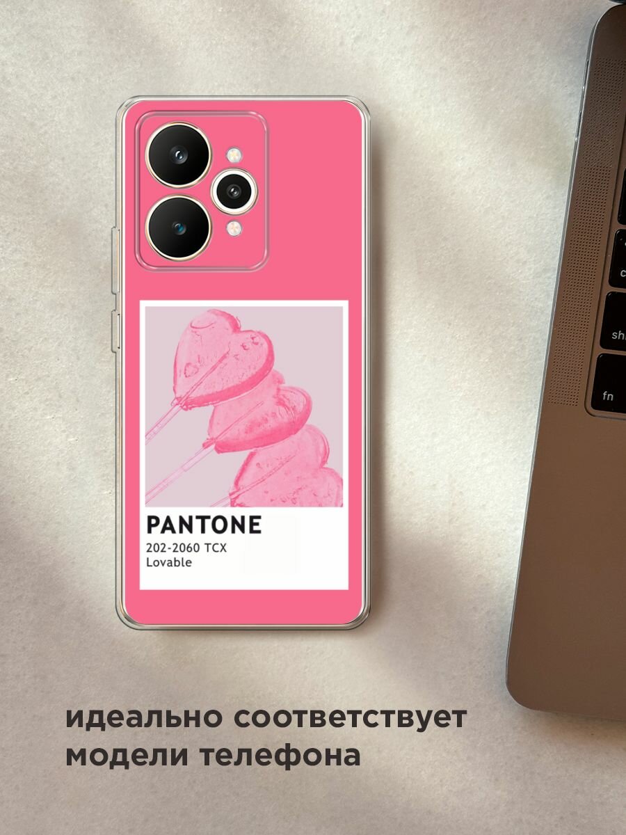 Чехол на Realme 15 / Реалми 15 с принтом "Pantone Lovable 1 - 14 февраля" — фото 1