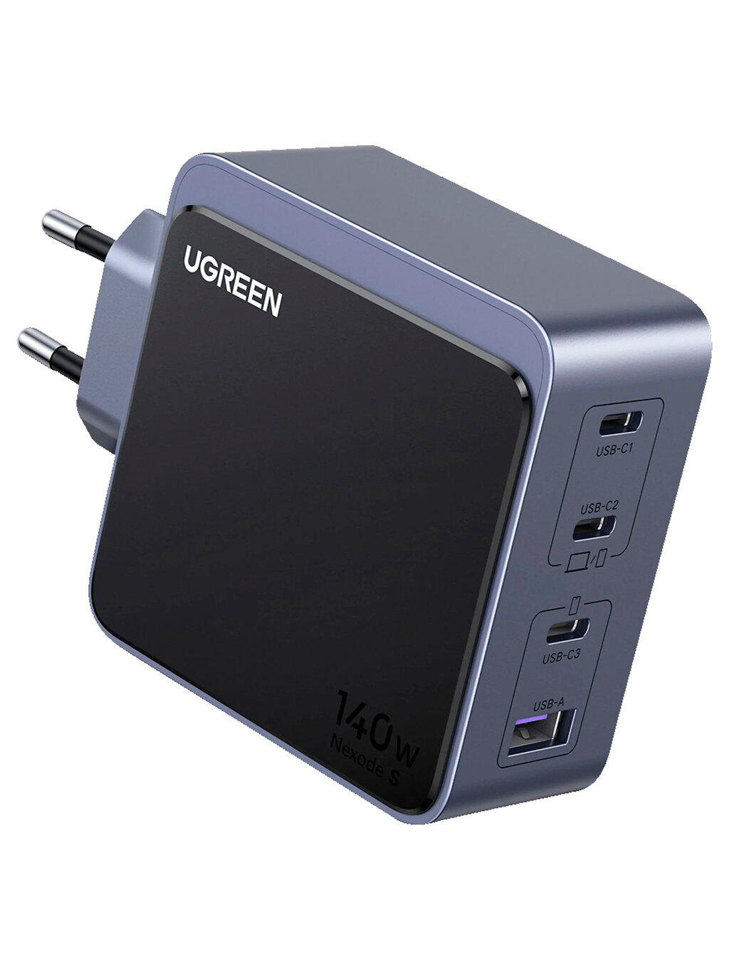 Сетевая зарядка UGREEN X570 (45575) Nexode S 140W - 4 порта (GaN)