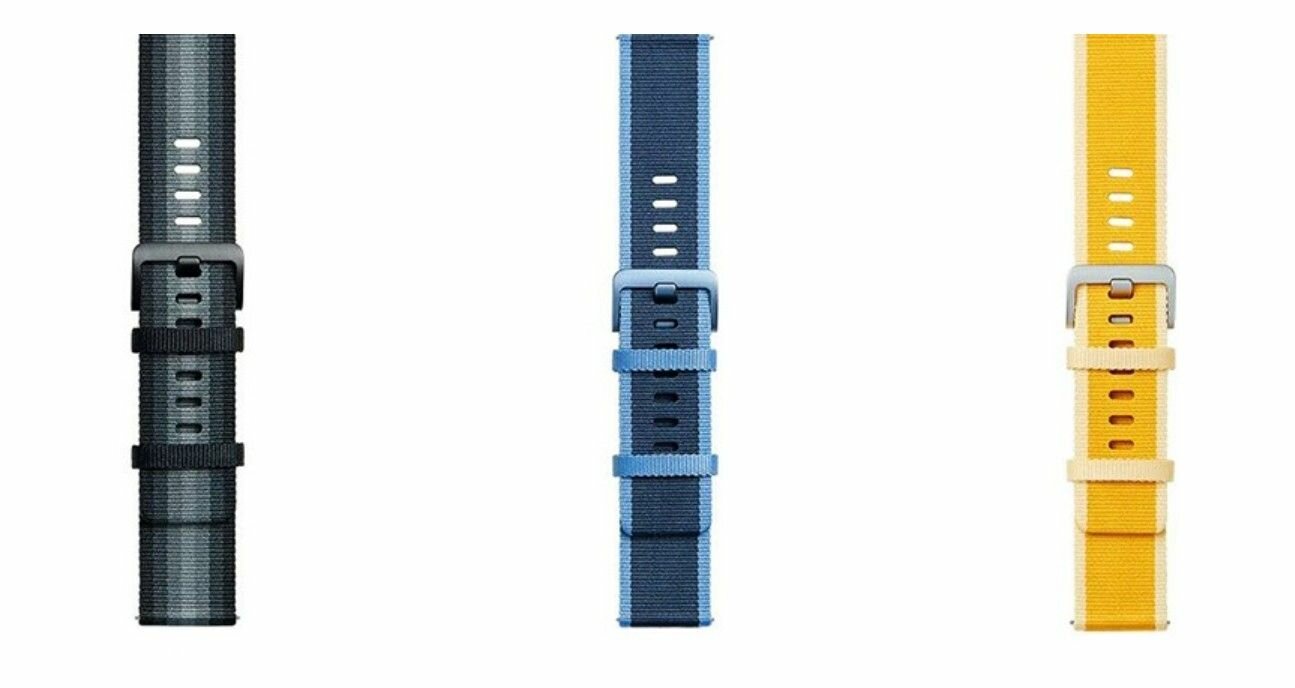 Ремешок для часов Xiaomi Watch S1 Active Maize, сталь, нейлон, желтый — фото 1