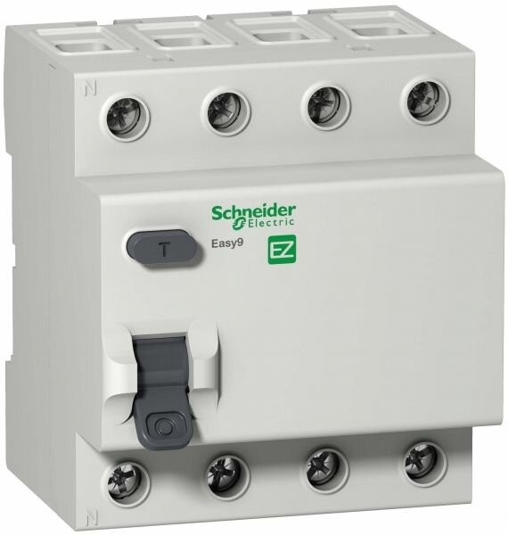 Выключатель дифференциального тока (УЗО) 4п 40А 30мА AC EASY 9 EZ9R34440 Schneider Electric