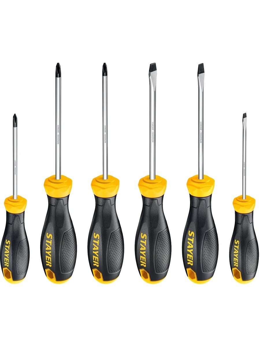 Hercules-X6, 6 предм, набор отверток (2513-H6)