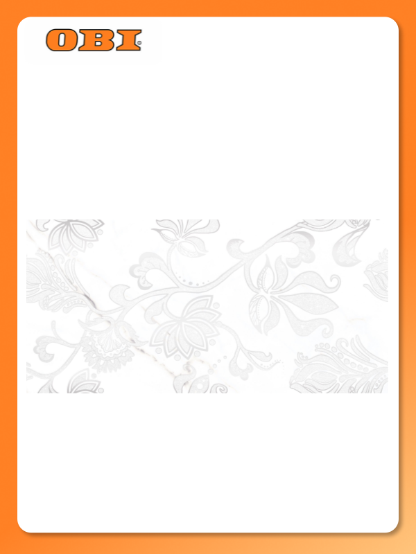 Декор AXIMA Санторини мрамор белый 60х30 см