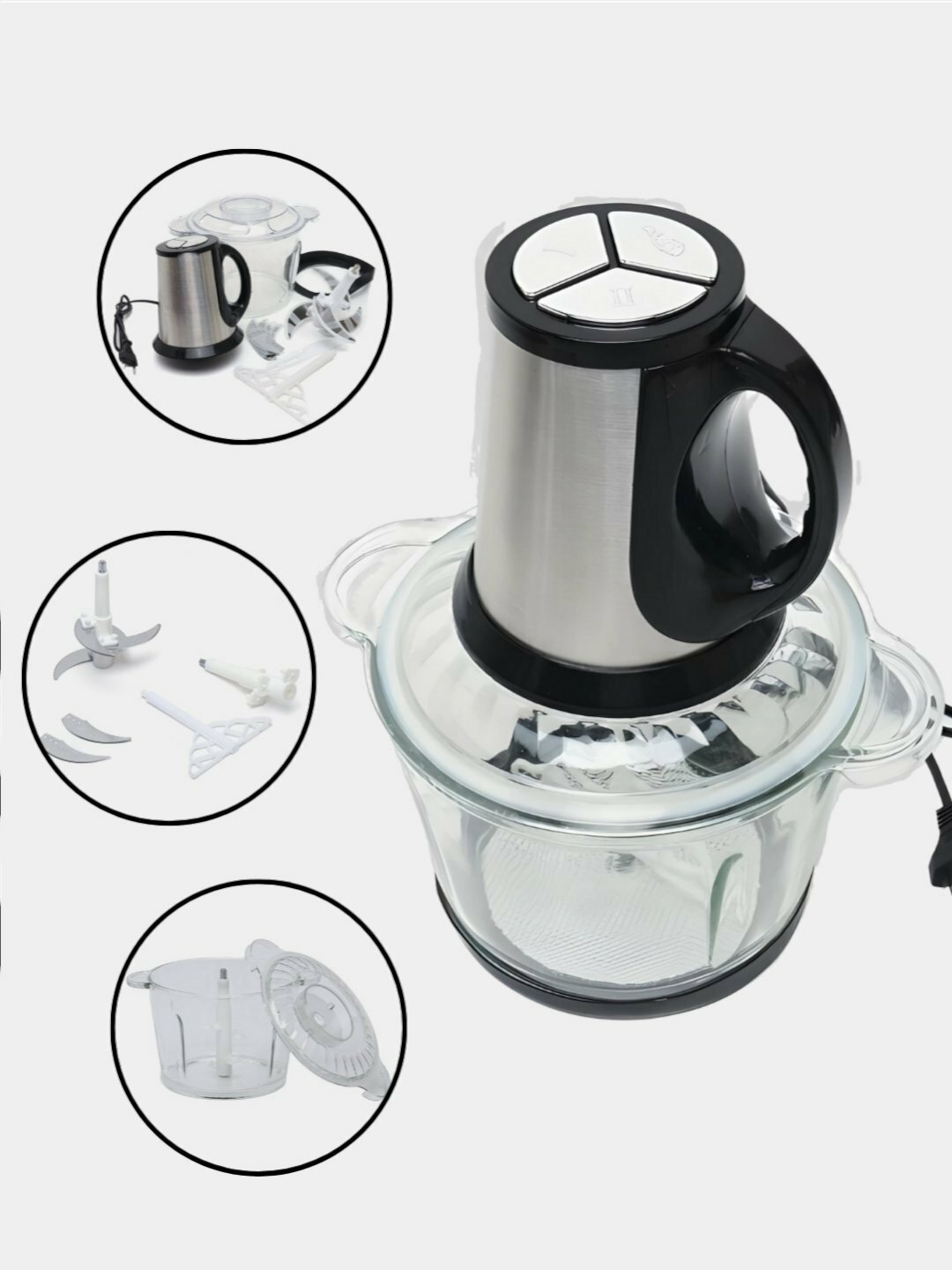 Измельчитель чоппер Bosch Food Chopper BS-888, 850 Вт, 3.5 л, — фото 1