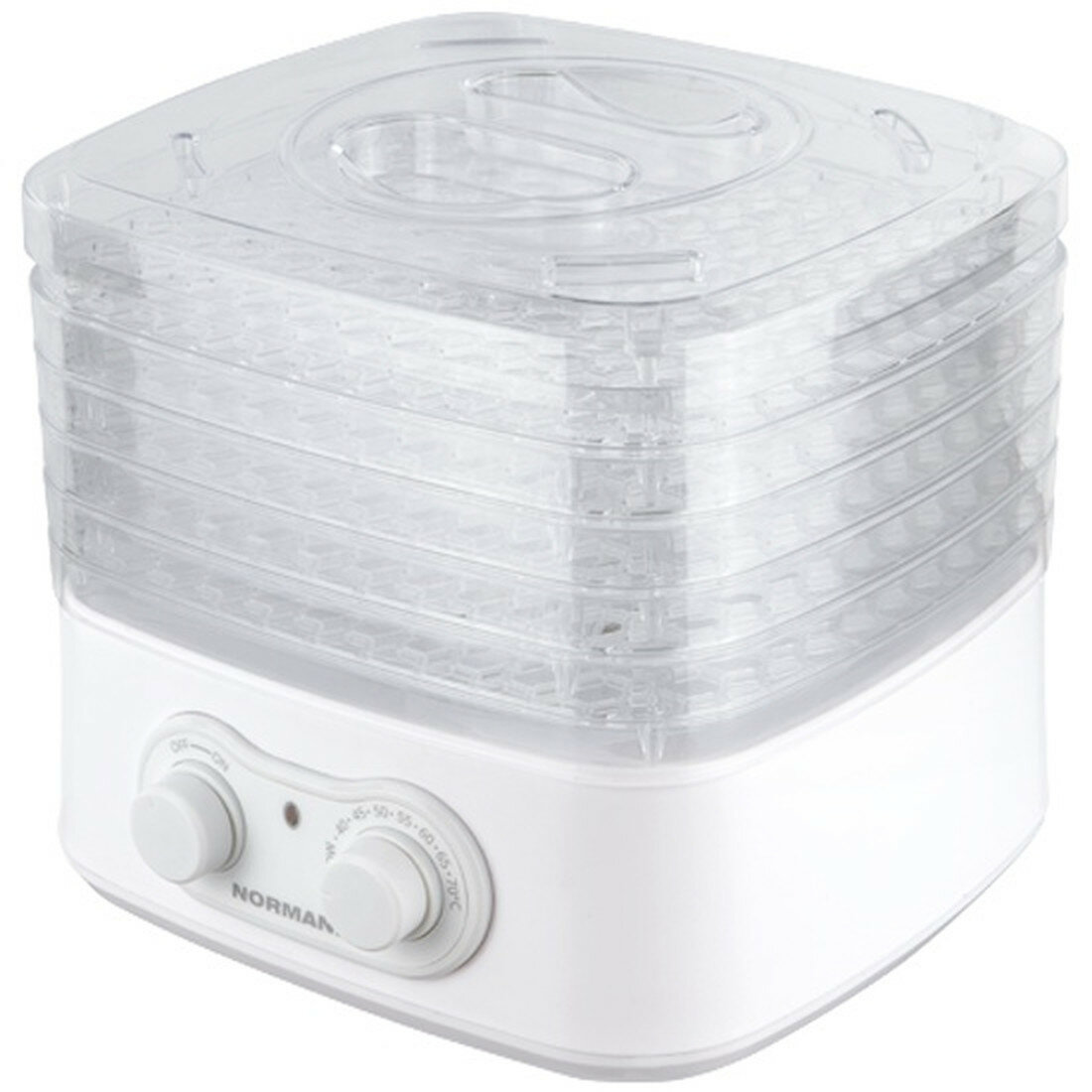 Normann Сушилка для овощей и фруктов AFD-801 (250 Вт 5 лотков регулировка температуры)