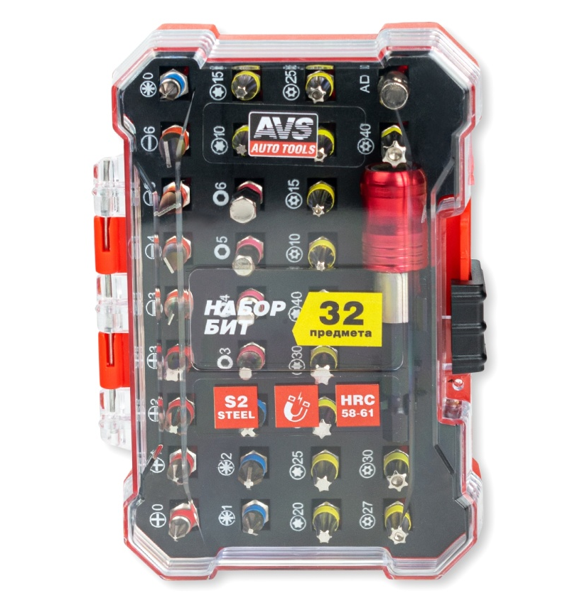 Набор бит (32 предмета) avs kb32