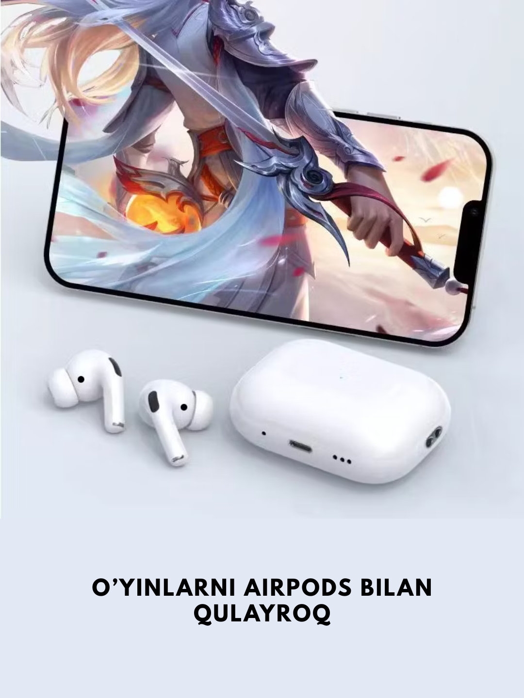 Беспроводные Наушники Apple AirPods Pro 2 сенсорное управление, активное шумоподавлениe "Чехол — в подарок"