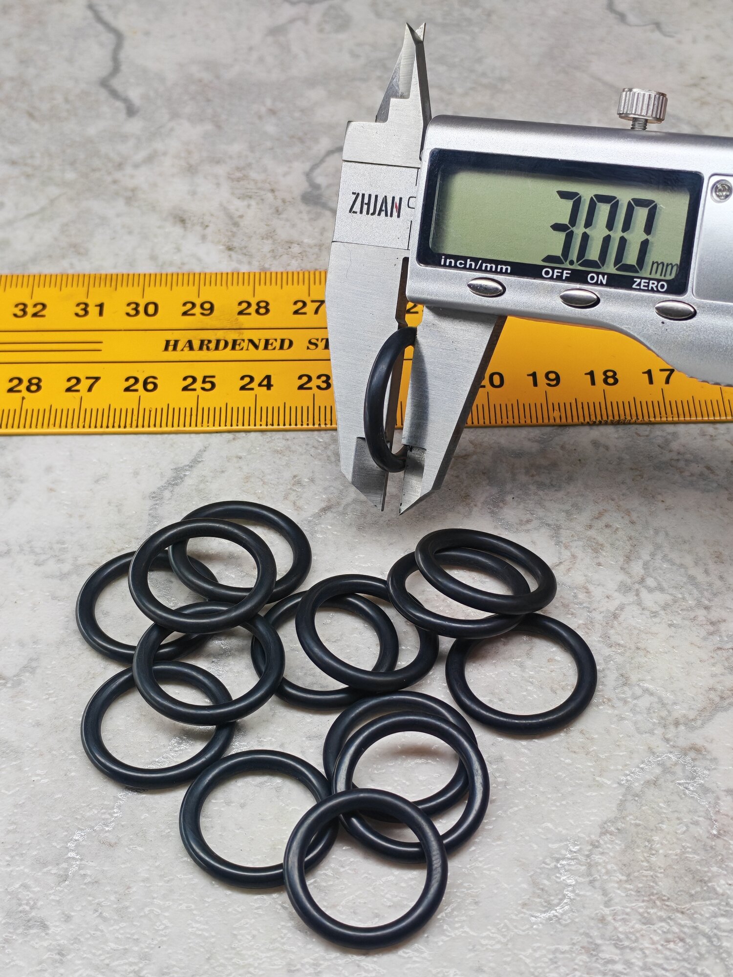 Кольцо резиновое уплотнительное 89,5x95,5x3 мм, сальник Kastas O-ring NBR, 2 шт — фото 1