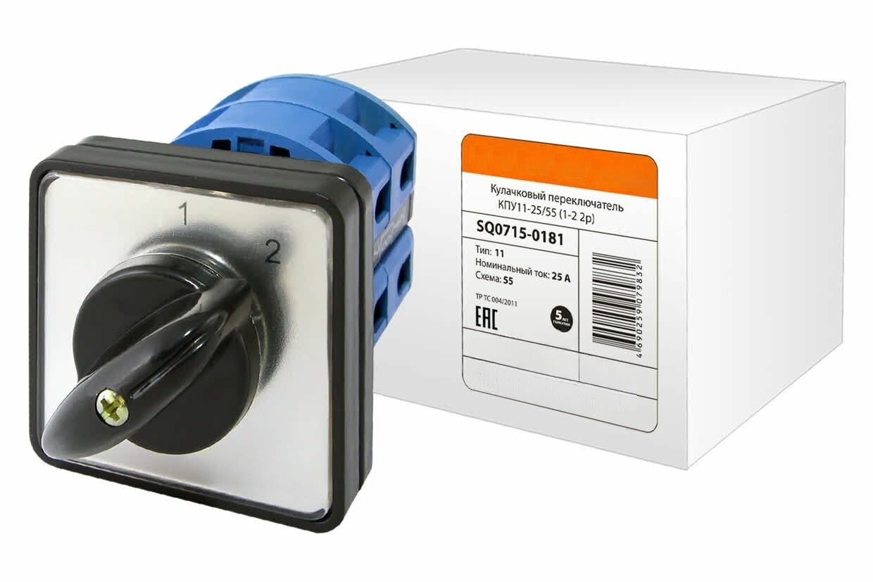 Кулачковый переключатель КПУ11-25/55 (1-2 2р)