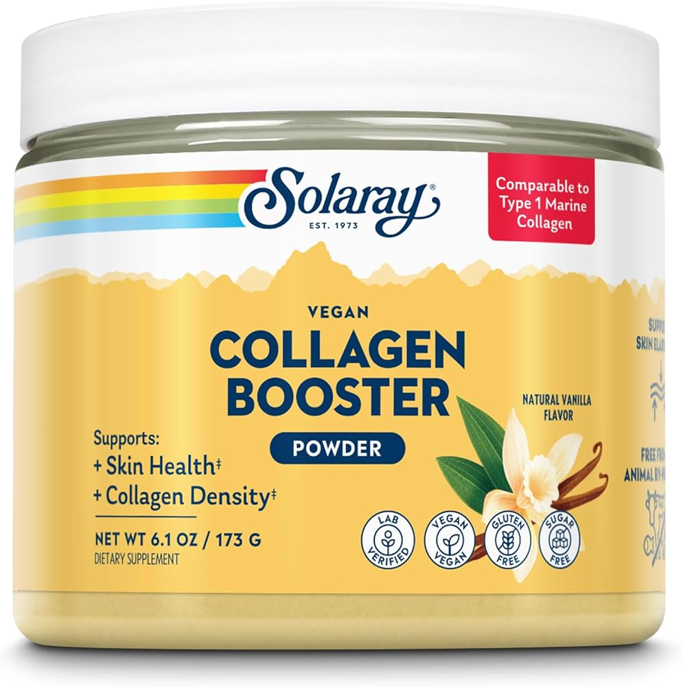 Solaray Vegan Collagen Booster Powder растительный коллаген бустер 173 г