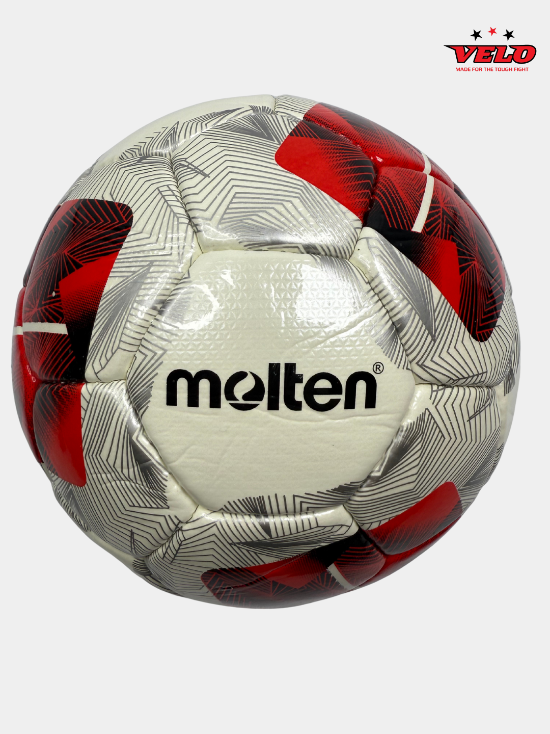 Официальный футбольный мяч MOLTEN №5 из PU, Красный-белый цвет