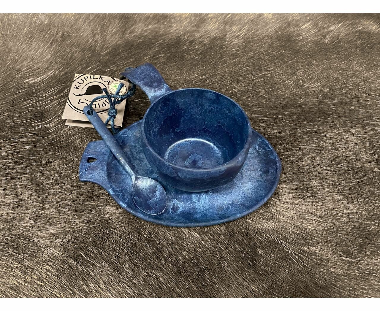 Финский набор чайной посуды Kupilka Gift Box, цвет: Blueberry — фото 1