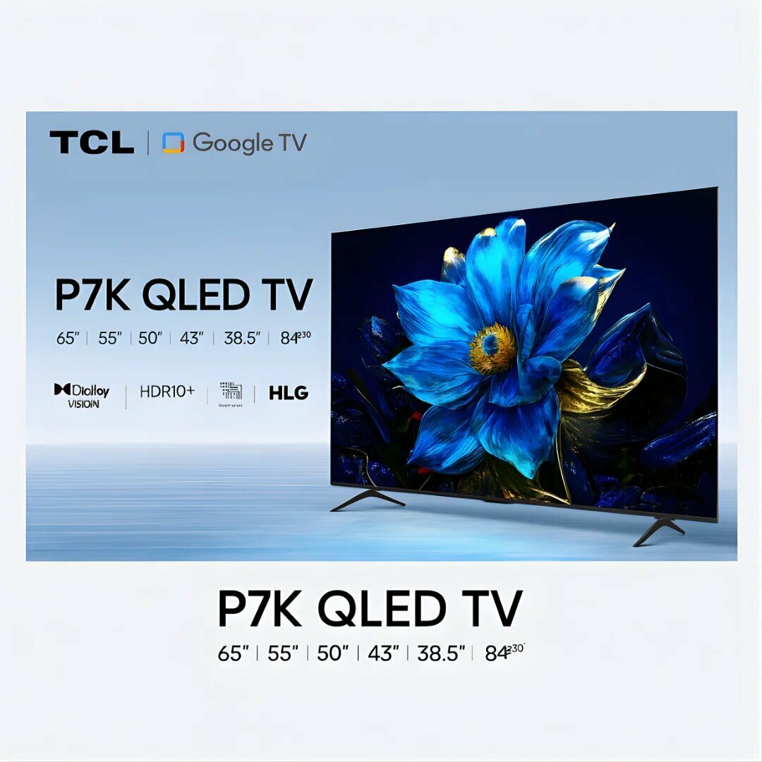 TCL 65P7K ″ Google TV | Киношное качество изображения, голосовое управление, Wi-Fi