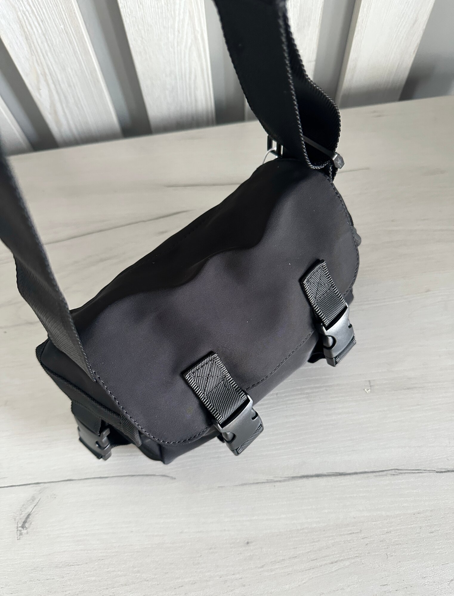 Сумка кросс-боди INK, фактура гладкая, черный — фото 1