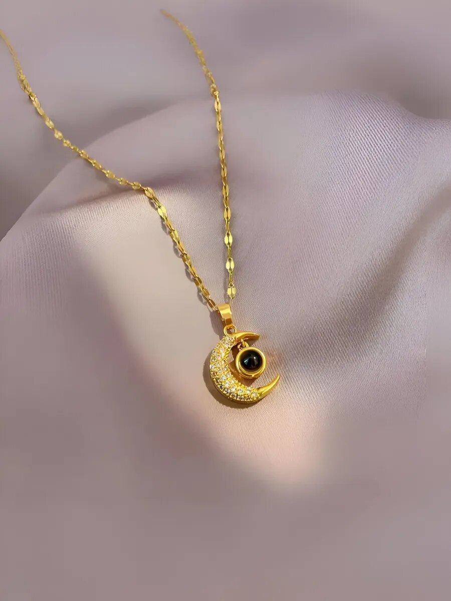 Цепь, 15 шт., длина 55 см, серебристый — фото 1