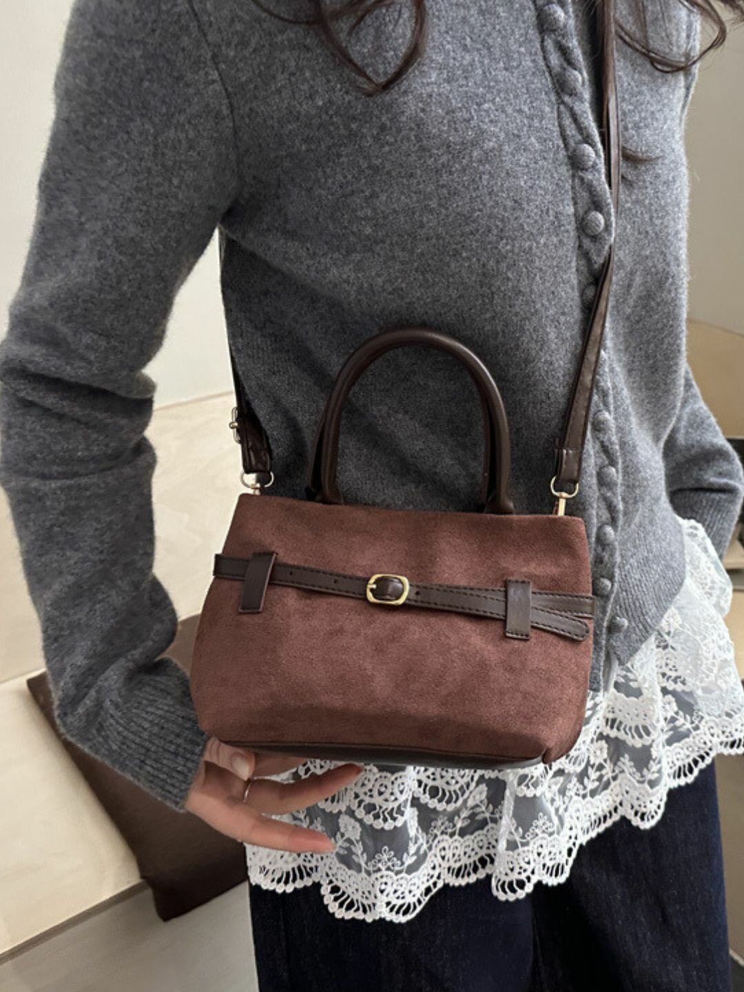 Сумка тоут , Шоколадный — фото 1