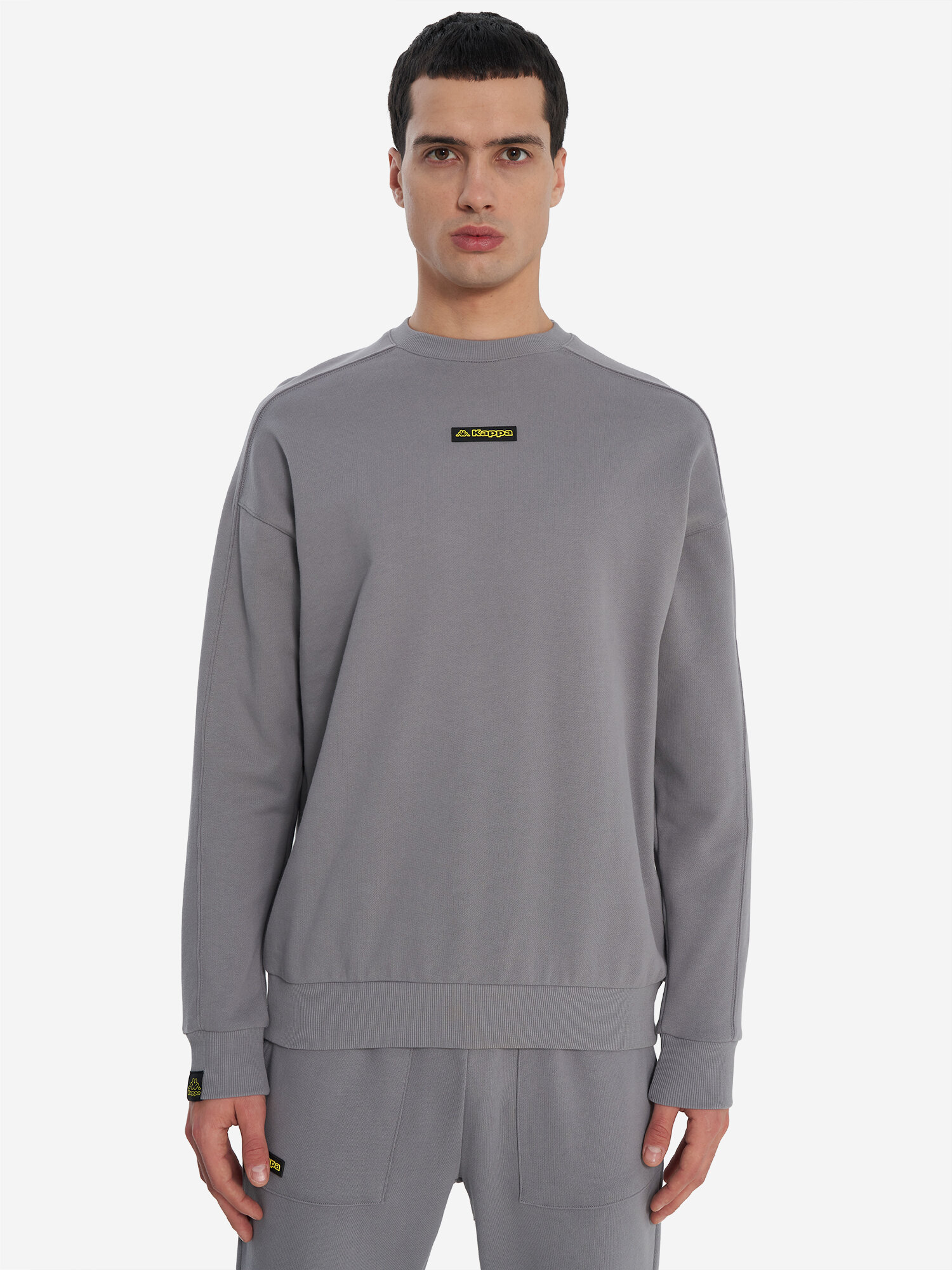 Свитшот Kappa, размер 52-54, , темно-серый — фото 1