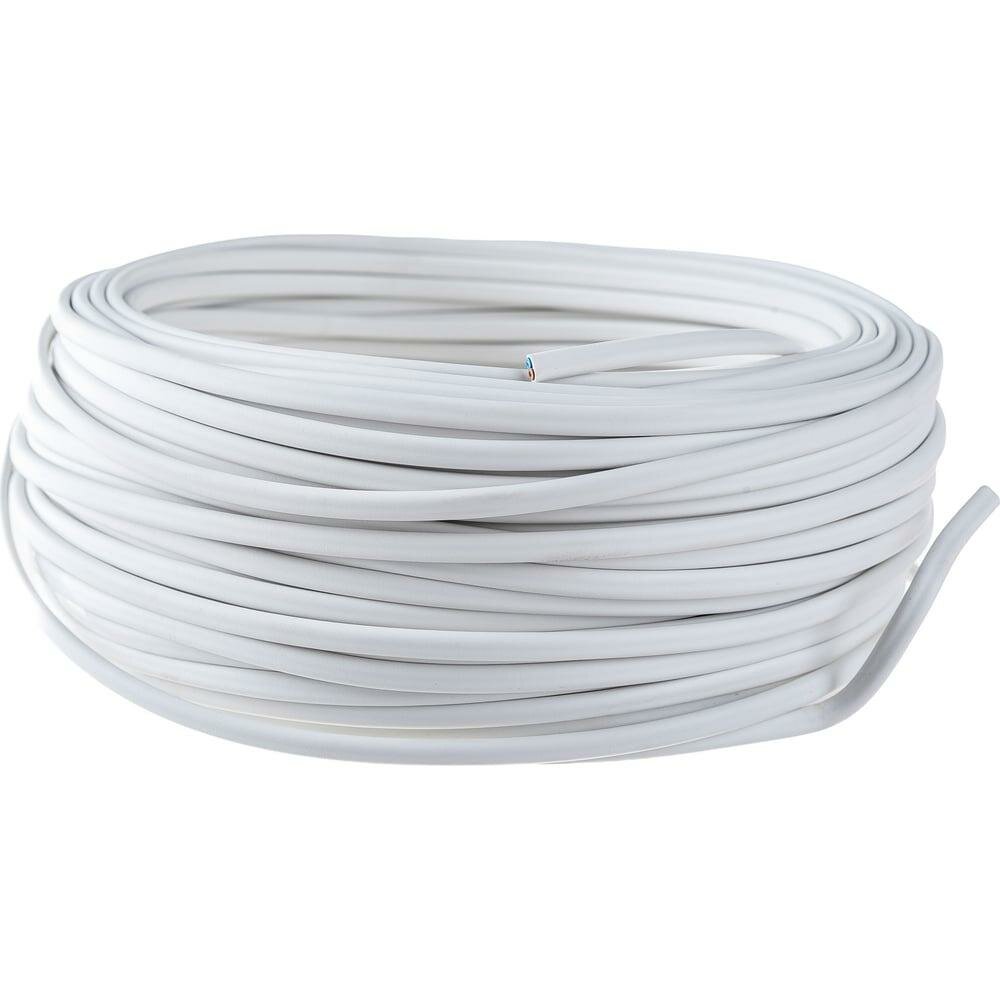 Кабель Мастер Тока шввпбм, 2x0.75, белый, 50м МТ1562 — фото 1