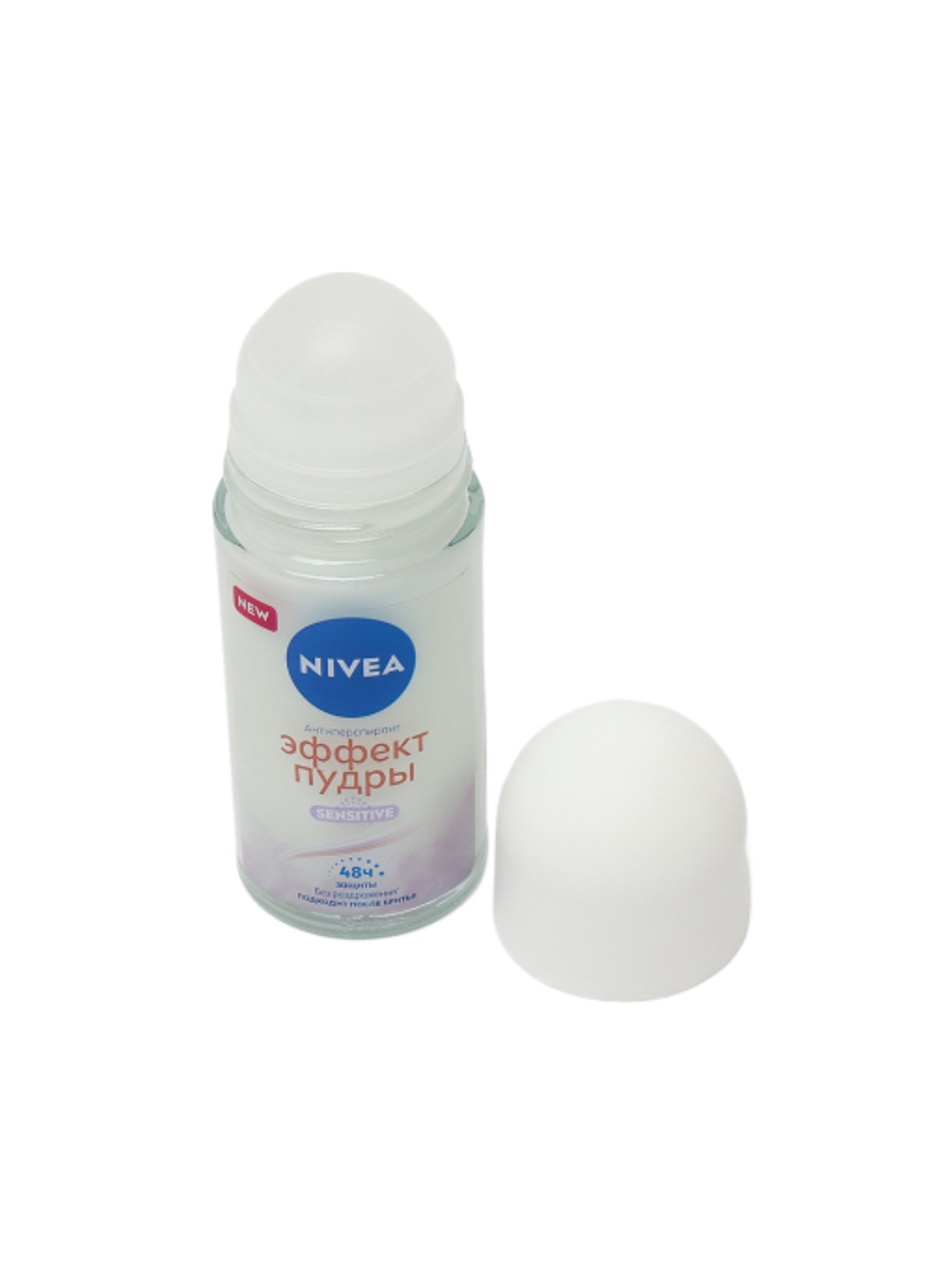 NIVEA Sensitive шариковый антиперспирант для женщин, эффект упы, 50 мл — фото 1