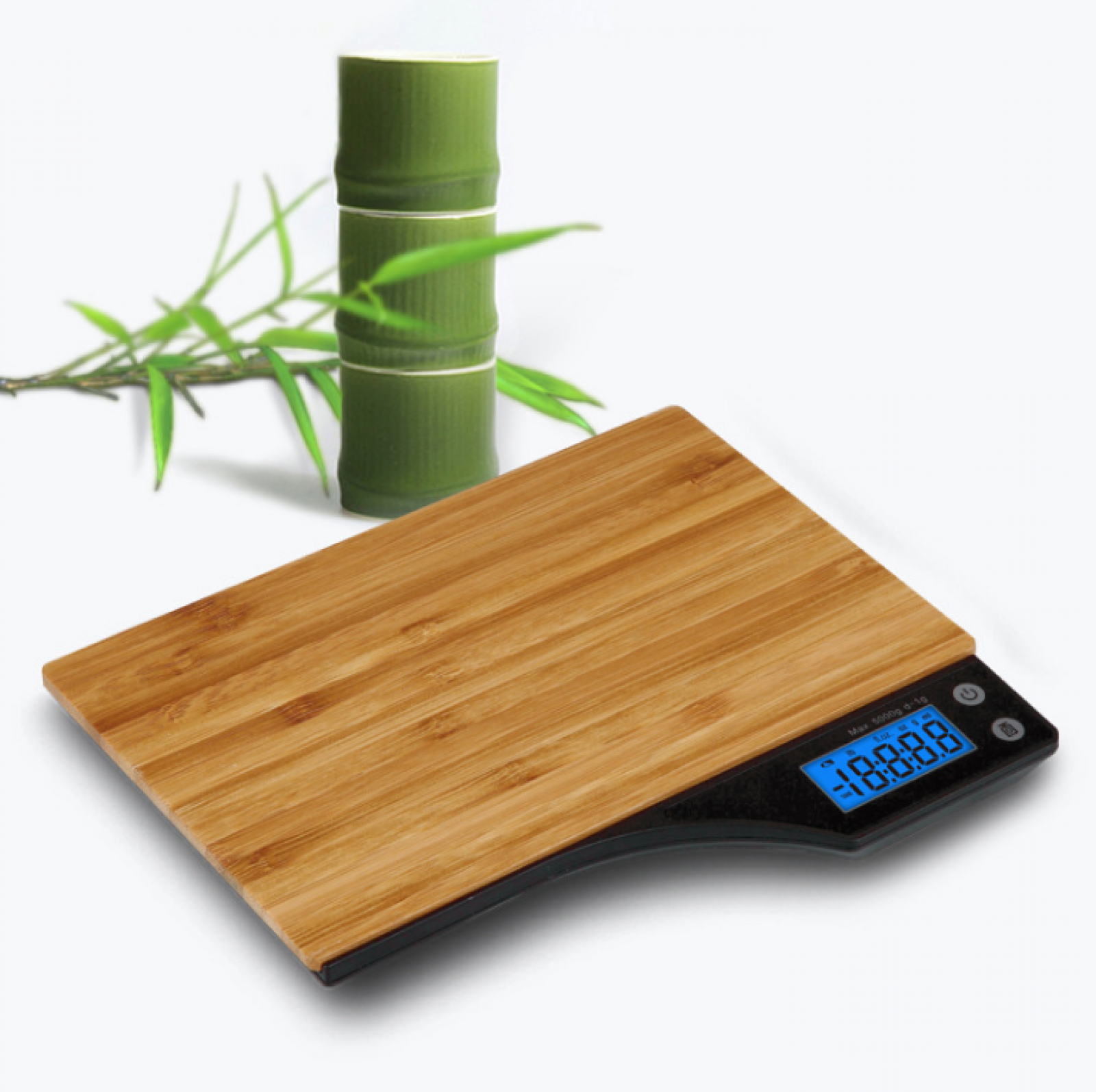 Кухонные электронные весы MyPads Y-226080 с высокочувствительными сенсорными датчиками и дизайном под дерево