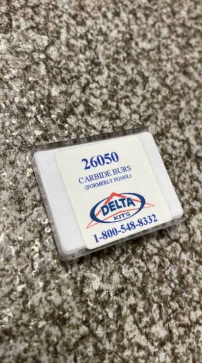 Набор для ремонта стекол Боры Delta Kits DK FG169L карбидные с длинным конич. наконечн.(диаметр отверстия - 0,79 мм), (5 шт/у