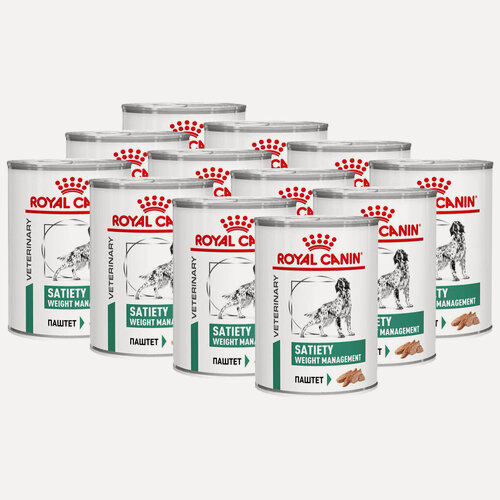 Изображение товара Влажный корм для собак Royal Canin Satiety Weight Management, для снижения веса 12 шт. х 410 г