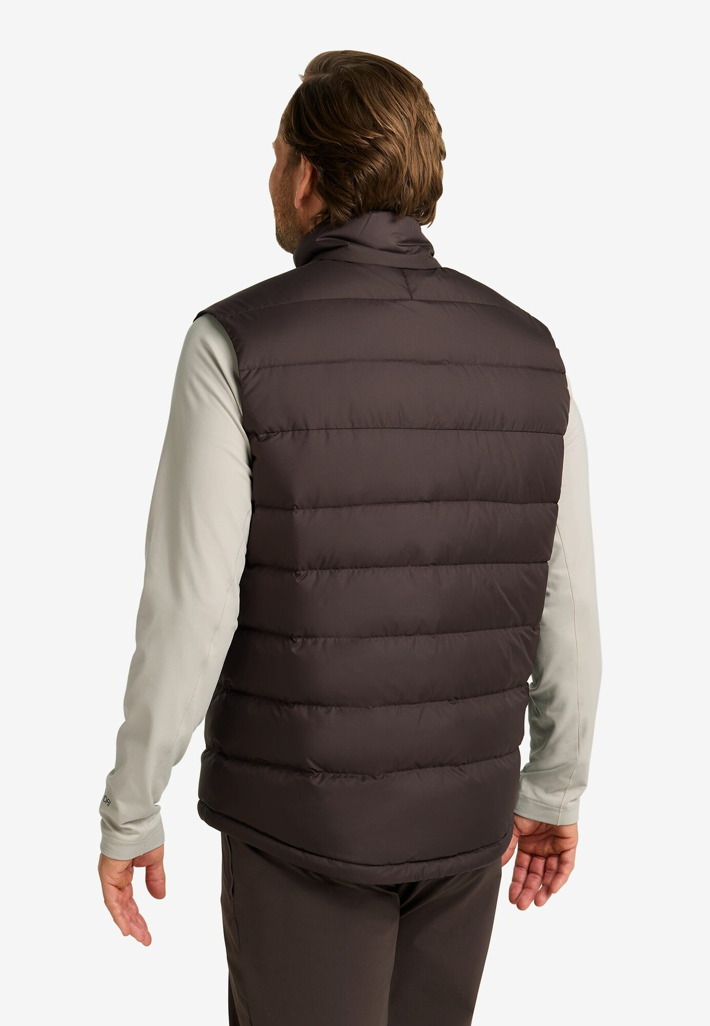 Жилет Jack Wolfskin ATHER DOWN VEST, размер 2XL, коричневый — фото 1