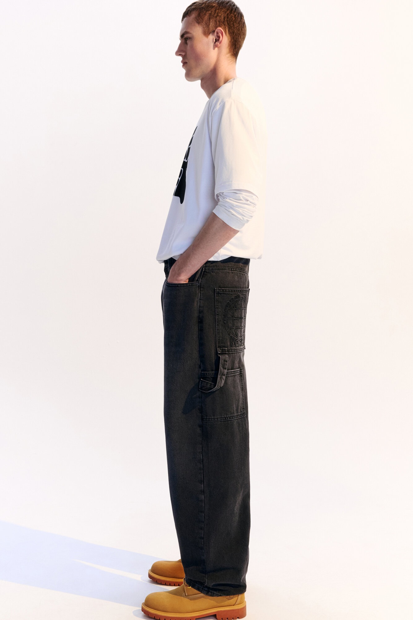 Джинсы карго 