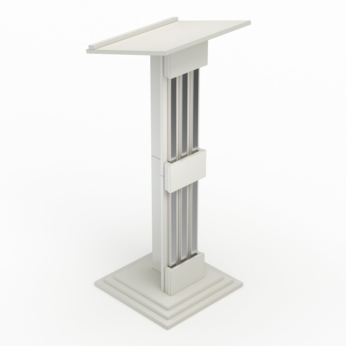 Трибуна "диктор" №44-ВБ-ХРОМ, Белый. Производитель товара - компания Westcom.