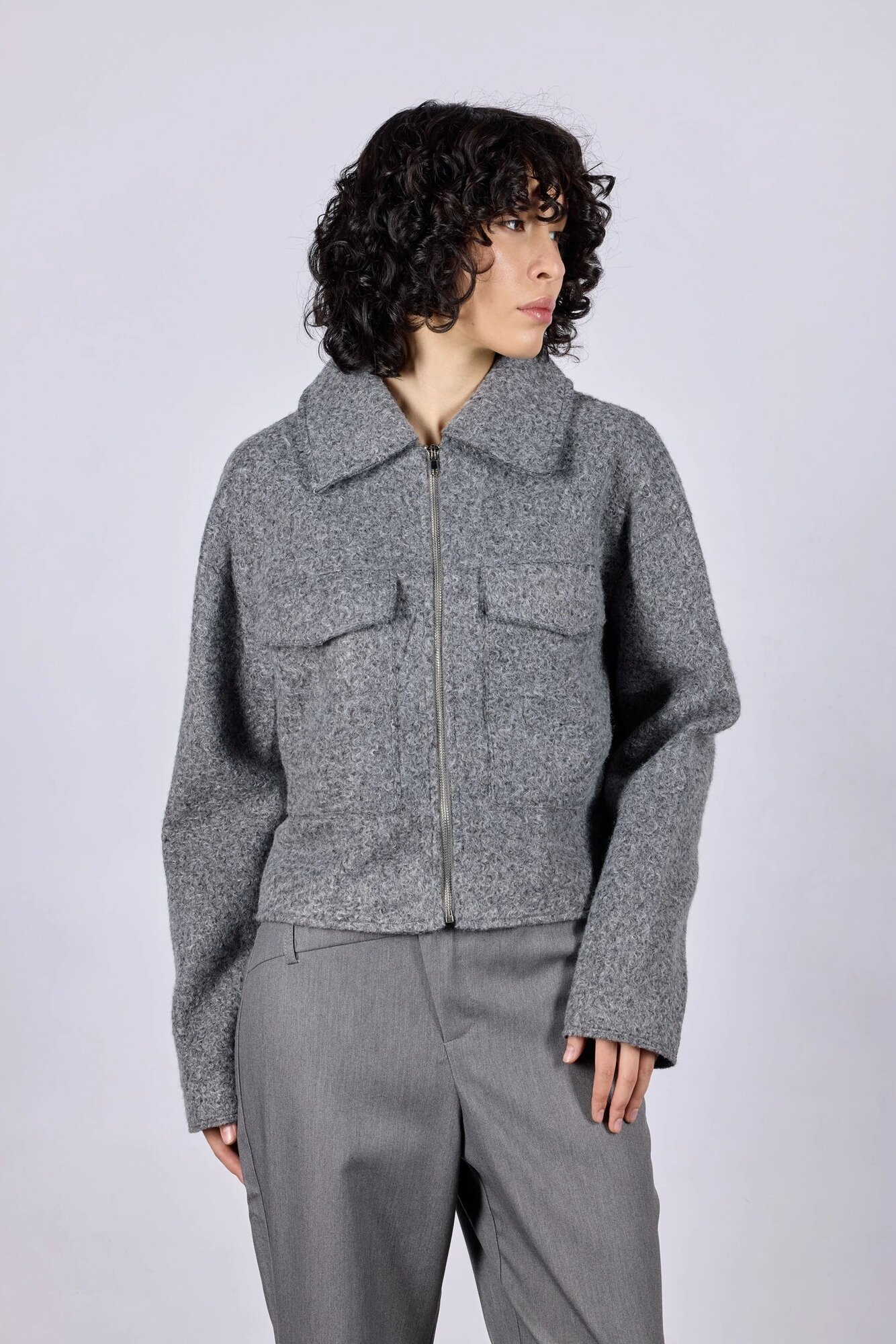 Куртка Selfie, размер M, серый — фото 1