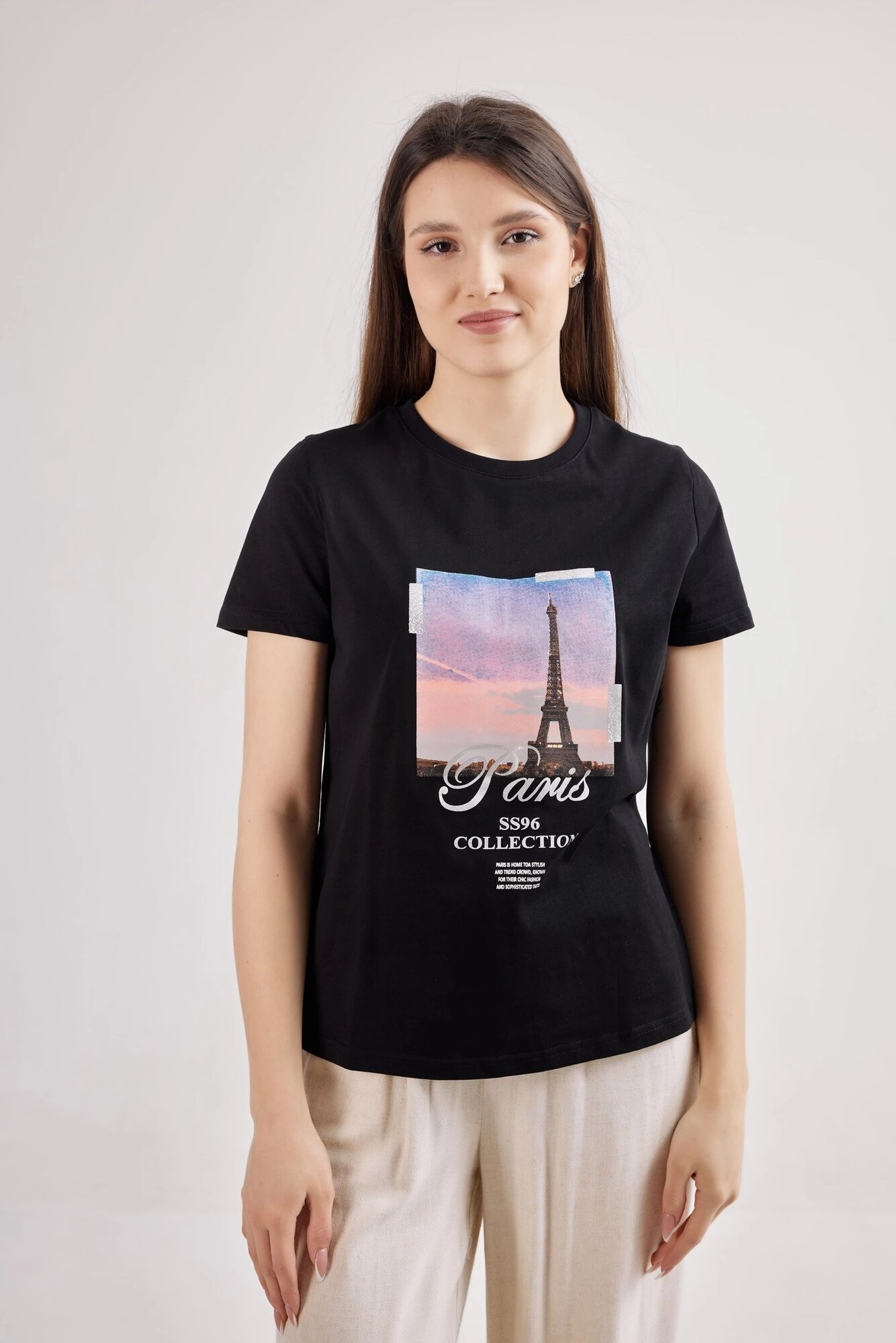 Футболка Selfie, размер S, черный — фото 1