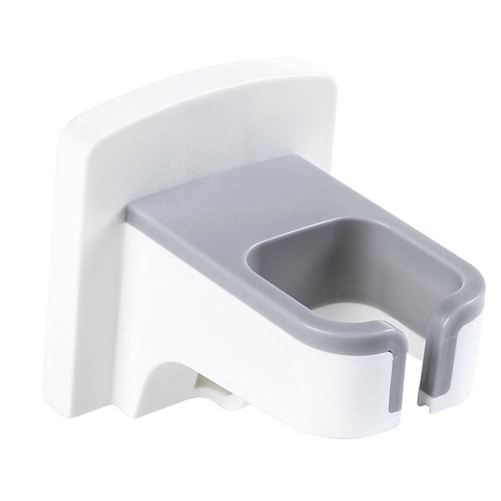 Настенный держатель для фена самоклеящийся держатель для фена без удара для ванной комнаты белого цвета