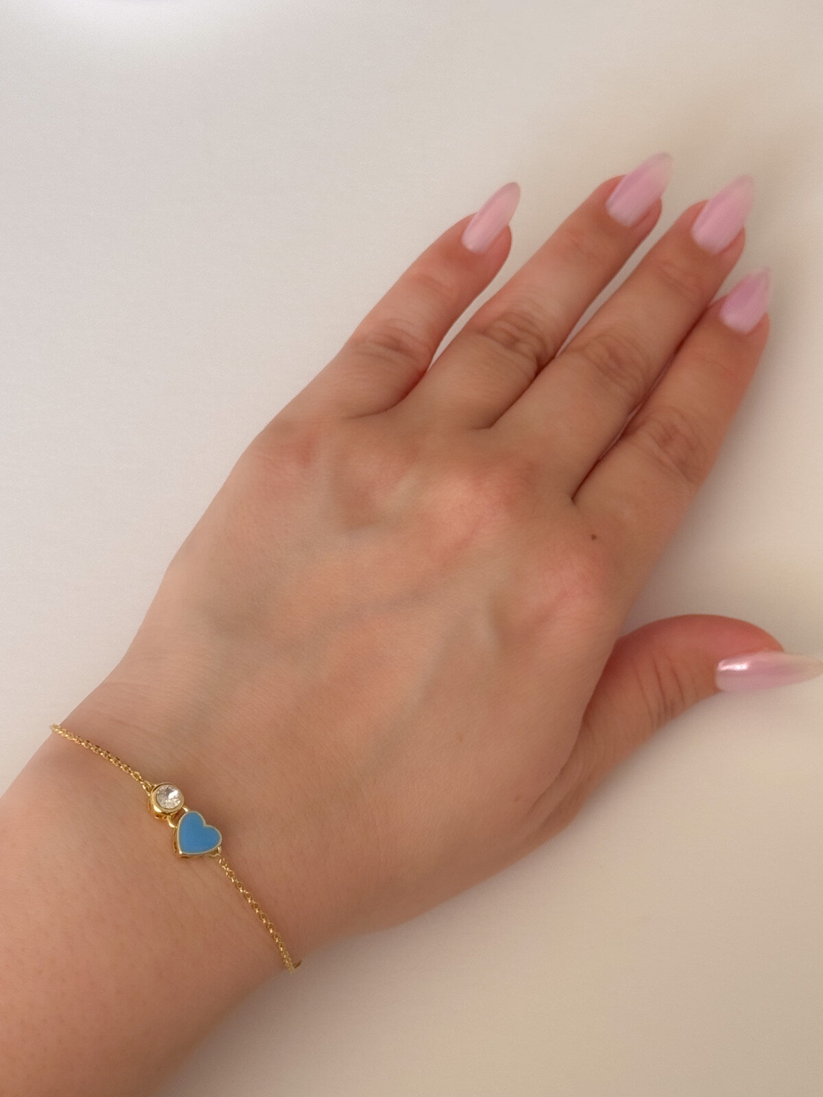 Плетеный браслет Viennois, Swarovski Zirconia, 1 шт., размер 22 см, золотистый