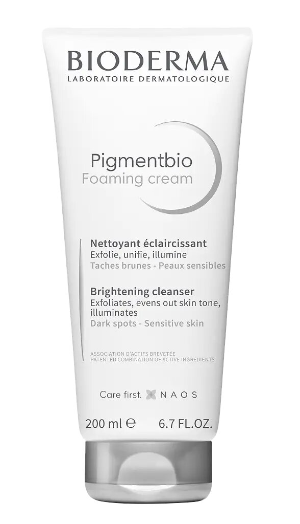 Bioderma Pigmentbio Осветляющий и очищающий крем 200 мл 1 шт