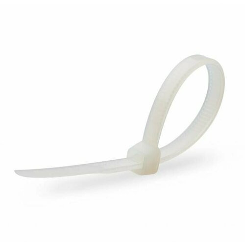 Стяжки хомут нейлоновые, кабельные, Fortisflex КСС 9х1020 мм цвет белый 50018