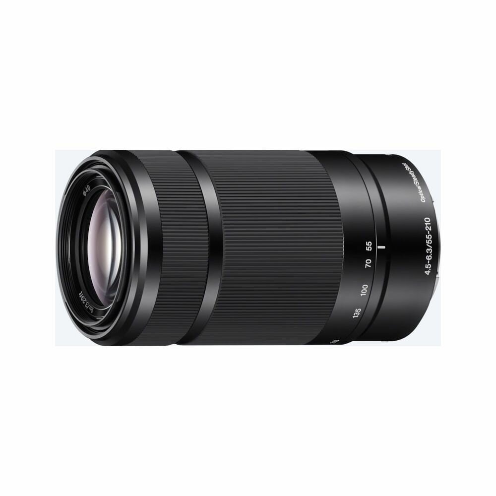 Объектив Sony 55-210mm f/4.5-6.3 E (SEL-55210), серебристый/черный