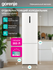 Двухкамерный холодильник с нижней морозильной камерой Gorenje NRK...