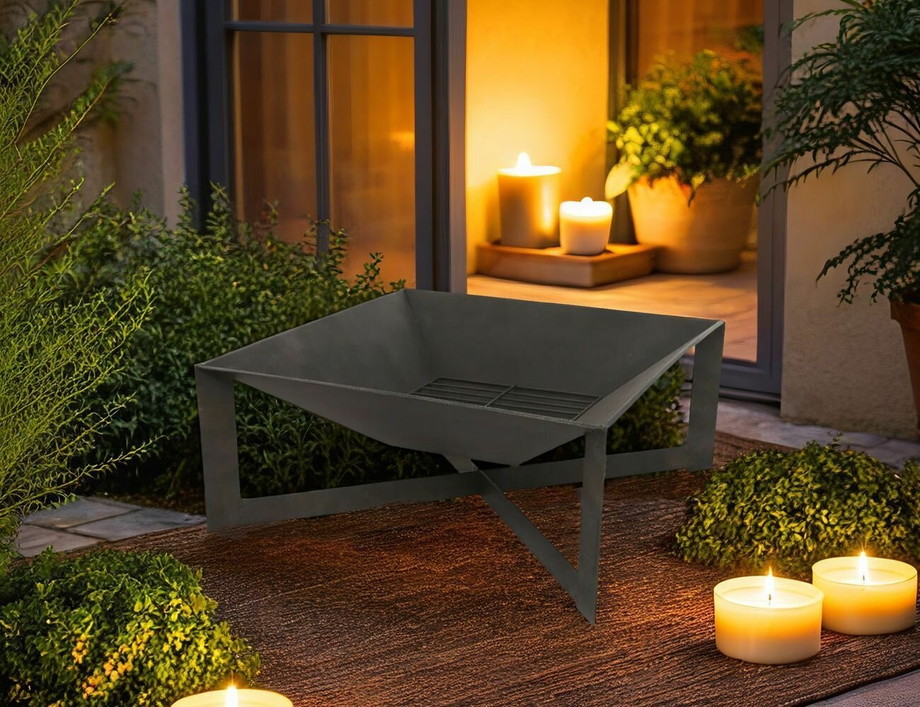 Костровая чаша казимиро, металл, 70 см, Kaemingk 386204