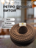 Витой ретро провод BIRONI Бирони 3х1,5 матовый, 3 м/уп, B1-434-72...