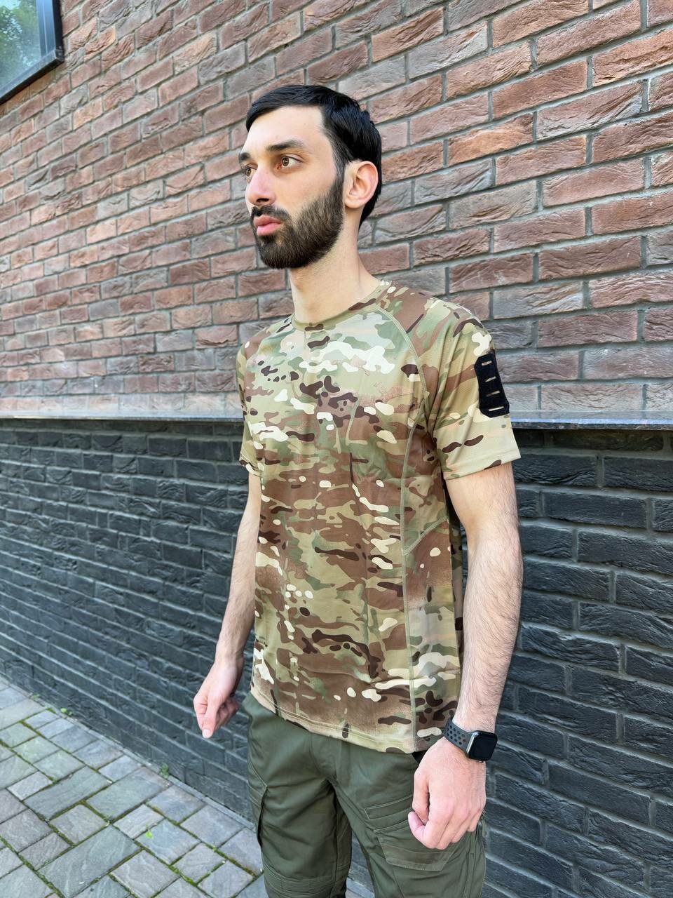 Футболка спортивная ГОРЕЦ, размер S, мультикам — фото 1